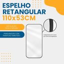 Ver imagem 4 de Espelho Orgânico Decorativo Retangular Grande Moderno Sala Quarto Banheiro Caramelo