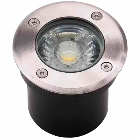 Luminária Balizador Led Chão Piso Jardim 6w Embutir Blindado