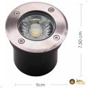 Ver imagem 4 de Luminária Balizador Led Chão Piso Jardim 6w Embutir Blindado