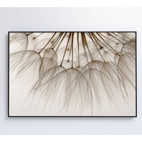 Quadro Dente de Leão 3 - 120x80 Cm - Tecido Canvas