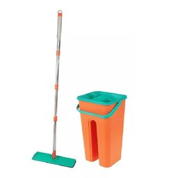 Mop Rodo Flat Esfregão com Balde 5 Litros - 1
