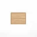 Ver imagem 1 de Mesa de Cabeceira Suspensa Har 2 Gavetas - 45 Cm X 35 Cm - Tauari / Telinha Rattan Tauari