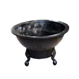 Lenheiro Lareira Braseiro Ferro Fundido Externo Jardim 64cm - 1