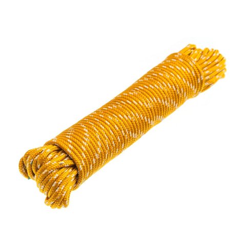 Corda 04 mm Poliéster Amarela Meada 20 Metros