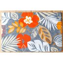 Ver imagem 3 de Kit Jogo Americano 4 Lugares Mesa Posta Cor Floral C 45x36cm:floral com Fundo Cinza