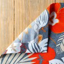 Ver imagem 5 de Kit Jogo Americano 4 Lugares Mesa Posta Cor Floral C 45x36cm:floral com Fundo Cinza