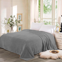 Ver imagem 1 de Cobertor Casal Manta Canelada Super Soft 1,80m X 2,0m Cinza