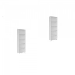 Kit 2 Estantes para Livros 5 Prateleiras 180cmx120cm Multy - 2