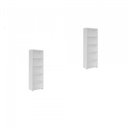 Ver imagem 2 de Kit 2 Estantes para Livros 5 Prateleiras 180cmx120cm Multy