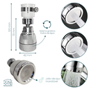 Ver imagem 2 de Bico Ponta Torneira Arejador ABS Cromado Jato regulável Inox