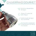 Ver imagem 5 de Bico Ponta Torneira Arejador ABS Cromado Jato regulável Inox