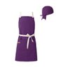 Avental e Touca Roxo Açai Sorveteria Confeitaria Cozinha - 1