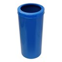 Ver imagem 1 de Lixeira Plástica 22 Litros com Aro Cor:azul