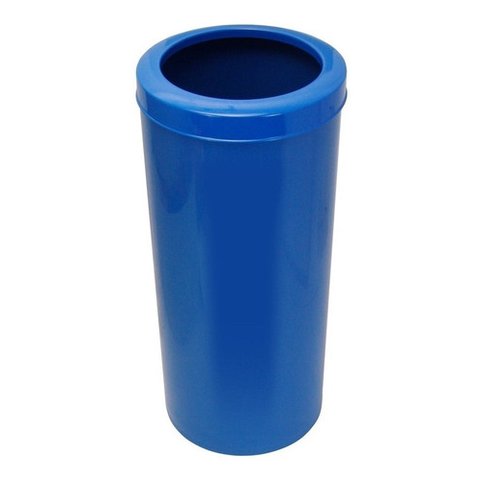 Lixeira Plástica 22 Litros com Aro Cor:azul