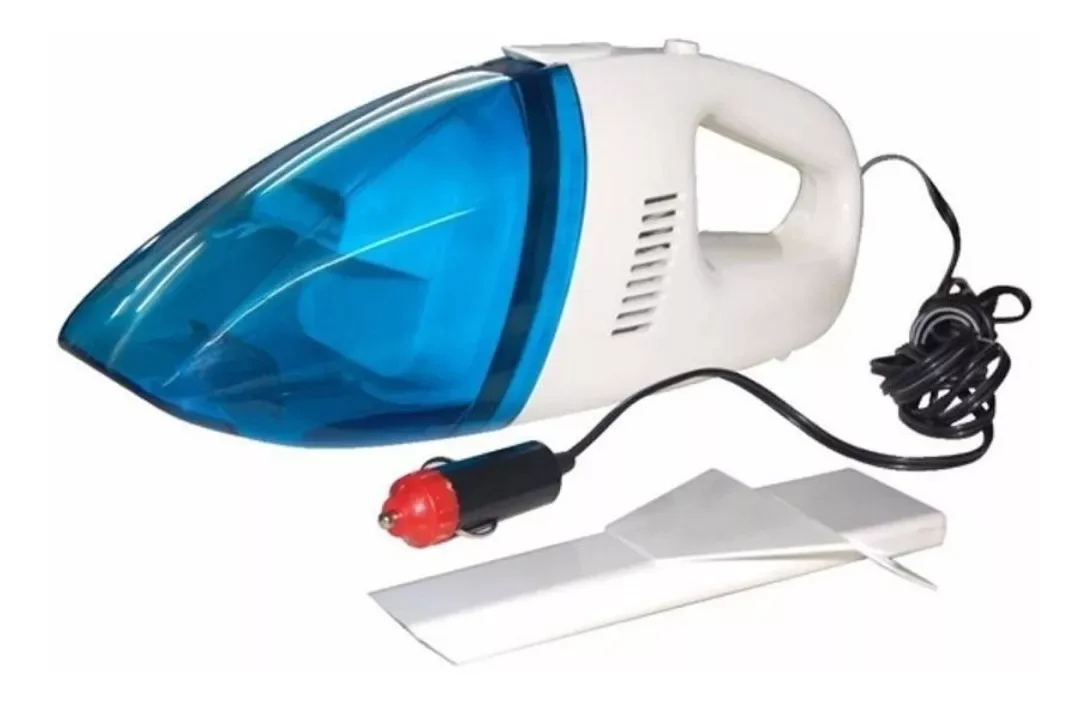 Mini Aspirador de Pó Portátil 60w Carro 12v Cor Branco
