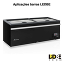 Ver imagem 5 de Kit 5 Peças Barra Led Régua Multiuso Freezer 7w Ip67 470mm:110v/branco Frio