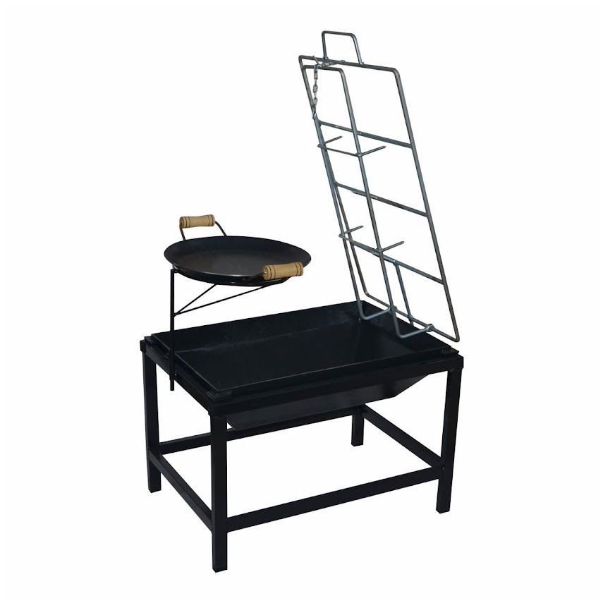 Ver imagem 2 de Churrasqueira Lareira Fogo de Chão de Aço Carbono Picanheira