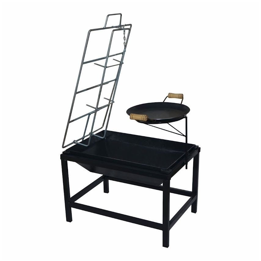 Churrasqueira Lareira Fogo de Chão de Aço Carbono Picanheira - 1