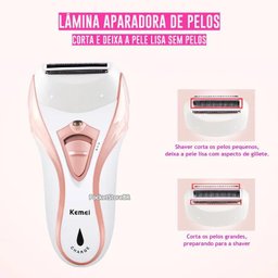 Depilador 3 em 1 Kemei Km-3010 Bivolt - 3
