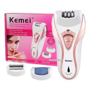 Depilador 3 em 1 Kemei Km-3010 Bivolt