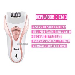 Depilador 3 em 1 Kemei Km-3010 Bivolt - 2
