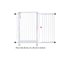 Ver imagem 1 de Grade e portão para cachorro bebê pet, vãos de 96cm a 100cm