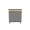 Ver imagem 2 de Balcão Modulado 80cm com Espaço para Cooktop Confort 100% MDF