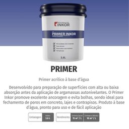Primer de Aderência Preparação de Superfície para Autonivelante 3,6l Inkor - 3