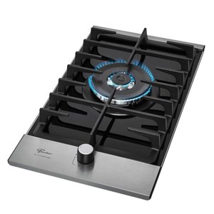 Cooktop Fischer Platinium a Gás 1 Queimador Tripla Chama Vidro Preto Gii 33790(92104)