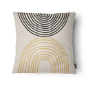 Ver imagem 2 de Kit 3 Capas de Almofada 43x43cm - Geométrica - Tecido Veludo 100% Poliéster