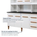 Ver imagem 5 de Cozinha Completa 5 Portas 3 Gavetas Atenas