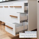 Ver imagem 6 de Cozinha Completa 5 Portas 3 Gavetas Atenas