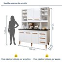 Ver imagem 4 de Cozinha Completa 5 Portas 3 Gavetas Atenas
