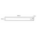 Ver imagem 4 de Luminária Led Filetto S/ Fio C/ Sensor 3w 60cm Usb e Imã Multicor Prata Opus St3291
