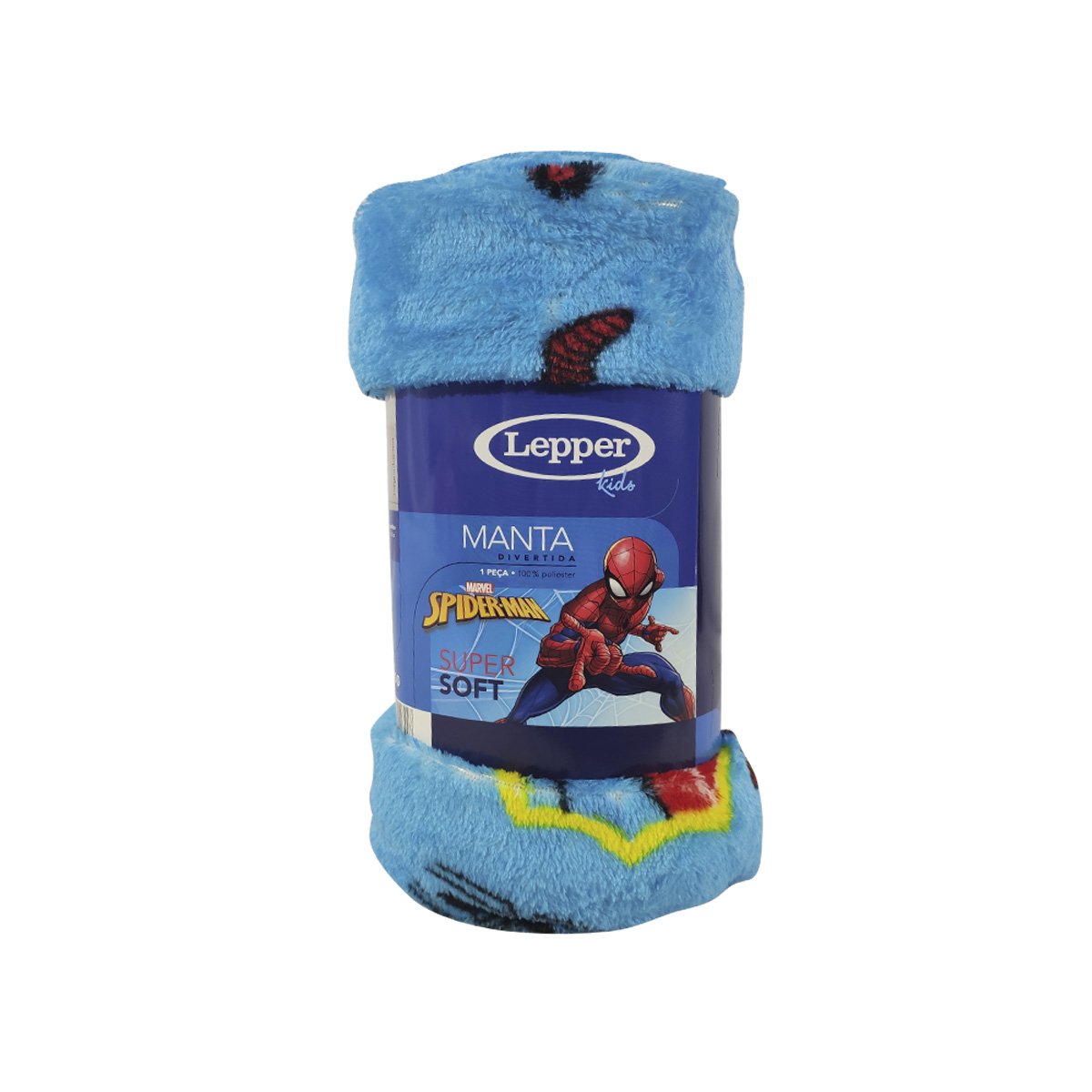 Manta Infantil De Sofá Fleece Personagens Menino Menina Homem Aranha