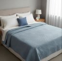 Ver imagem 2 de Colcha de Casal Twister Camesa Azul de 2,20m x 2,40m.