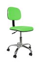 Ver imagem 1 de Cadeira Secretaria Giratoria Bolt CR - Couro Sintetico Corano - Verde