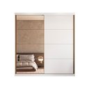 Ver imagem 2 de Guarda Roupa 2 Portas de Correr com Espelho 219 cm X 230 cm 100% MDF