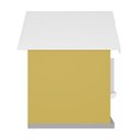 Ver imagem 6 de Casinha de Brinquedo com Floreiros Mdf Amarelo/branco L12 - Gran Belo