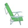 Cadeira Reclinável Sunny em Alumínio 6 Posições Verde - 3