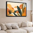 Ver imagem 2 de Quadro Decorativo Natureza Abstrato - 50x70cm:moldura Preta