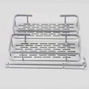 Ver imagem 4 de Porta Shampoo Duplo Banho Prateleira Suporte Banheiro Parede Chuveiro Aluminio Sabonete