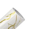 Papel de Parede Mármore Alba Imperial Branco Dourado Vinil Adesivo Impermeável Pia Box Mesa Banheiro - 1