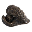 Ver imagem 3 de Escultura Pequena De Anjinho Dormindo Em Resina
