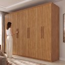 Ver imagem 6 de Guarda-Roupa Casal 8 Portas 4 Gavetas Titanium