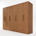 Ver imagem 2 de Guarda-Roupa Casal 8 Portas 4 Gavetas Titanium