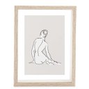 Ver imagem 2 de Porta-retrato Branco e Madeira- 20x25