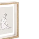 Ver imagem 3 de Porta-retrato Branco e Madeira- 20x25