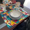 Ver imagem 2 de Kit 8 Serviços Americanos Mixta Impermeável - 35 x 45cm
