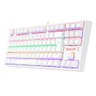 TECLADO MECANICO GAMER DAKSA BRANCO KEYBOARD SWITCH VERMELHO ABNT2 - 2